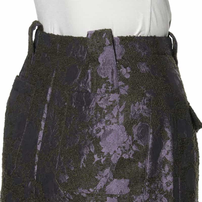 DAWEI DAWEI＜ダウェイ＞ ストレートスカート PURPLE