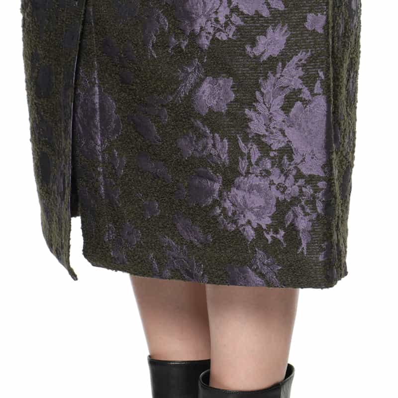 DAWEI DAWEI＜ダウェイ＞ ストレートスカート PURPLE