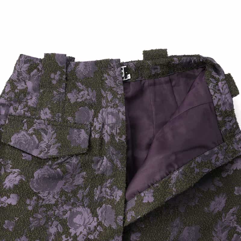 DAWEI DAWEI＜ダウェイ＞ ストレートスカート PURPLE