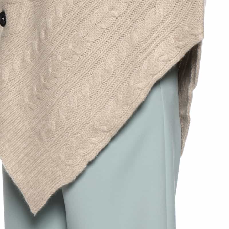 DAWEI DAWEI＜ダウェイ＞ ケーブルニットカーディガン BEIGE