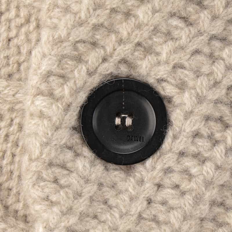 DAWEI DAWEI＜ダウェイ＞ ケーブルニットカーディガン BEIGE