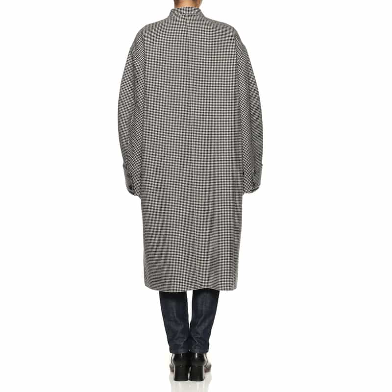 DAWEI DAWEI＜ダウェイ＞ ダブルスタンドカラーコート MULTI COLOR