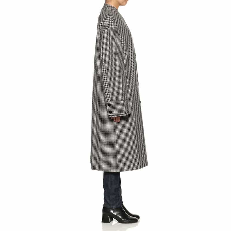 DAWEI DAWEI＜ダウェイ＞ ダブルスタンドカラーコート MULTI COLOR