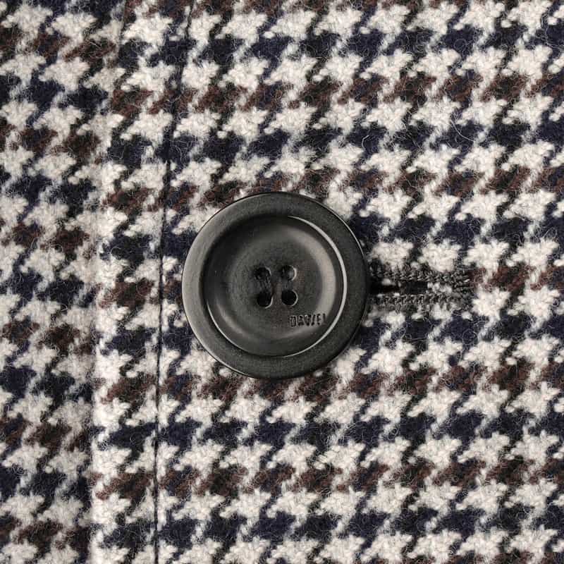 DAWEI DAWEI＜ダウェイ＞ ダブルスタンドカラーコート MULTI COLOR