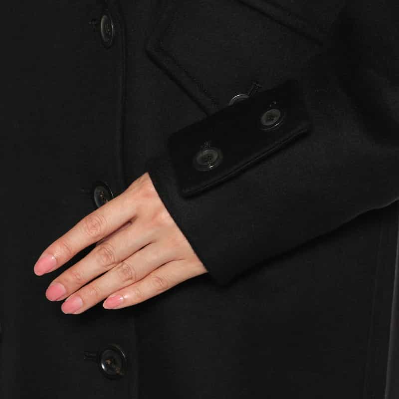 DAWEI DAWEI＜ダウェイ＞ チェスターコート BLACK