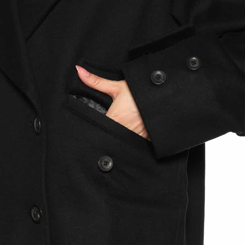 DAWEI DAWEI＜ダウェイ＞ チェスターコート BLACK