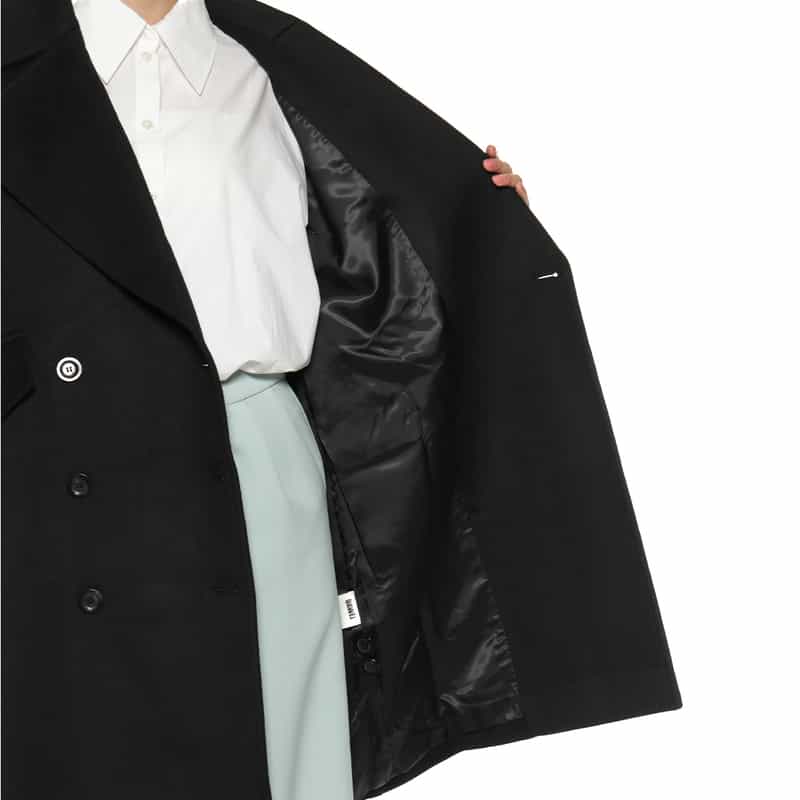 DAWEI DAWEI＜ダウェイ＞ チェスターコート BLACK