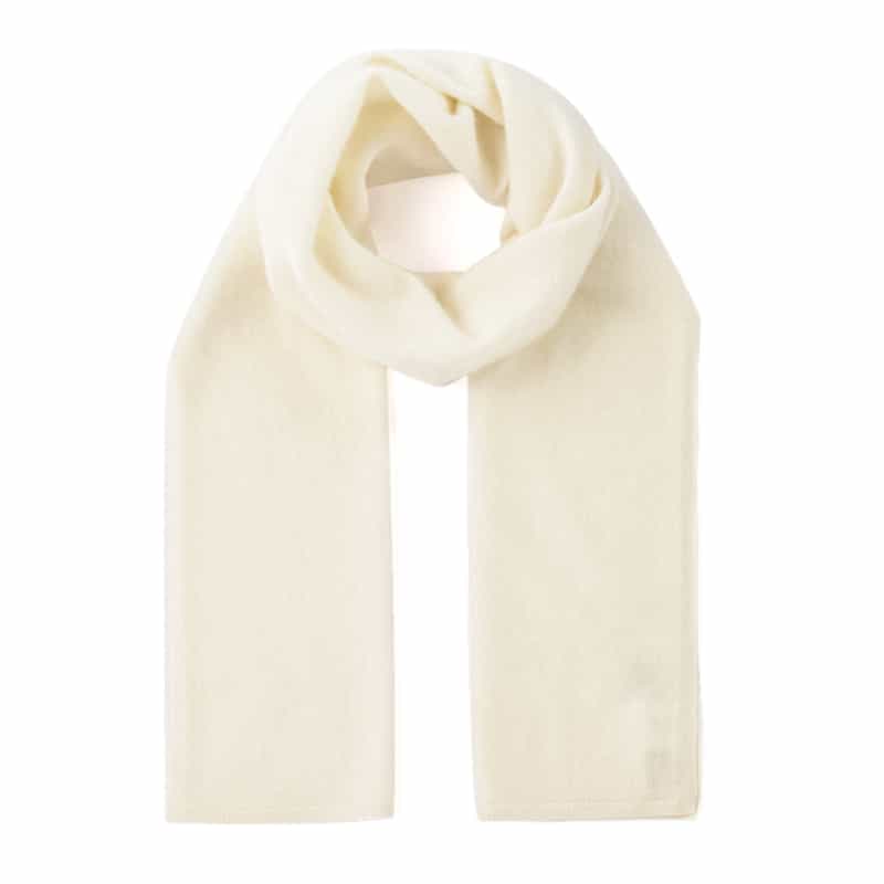 カシミヤニットスカーフ