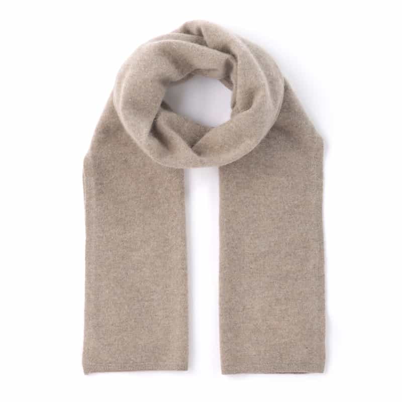 カシミヤニットスカーフ