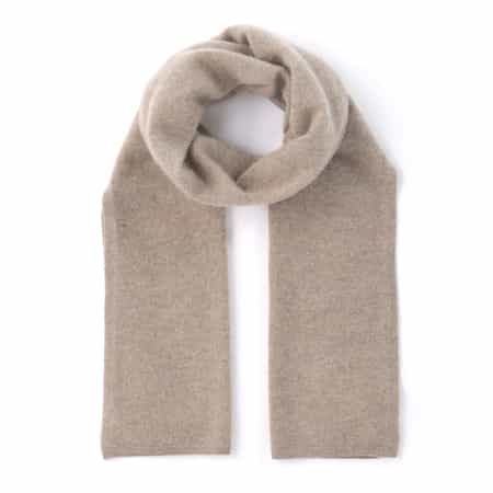 カシミヤニットスカーフ