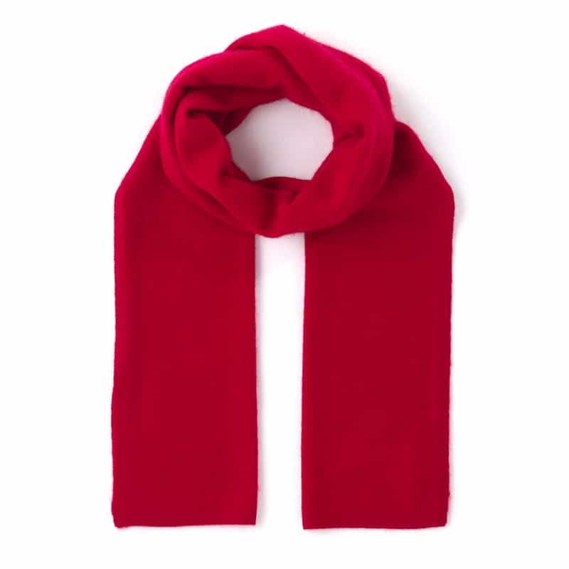 カシミヤニットスカーフ