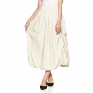 ウォッシャブル ギャザーバルーンスカート