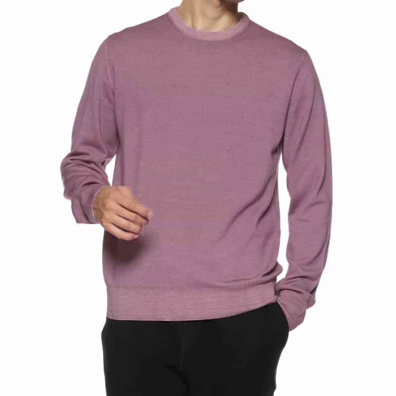 CRUCIANI CRUCIANI＜クルチアーニ＞ クルーネックニットプルオーバー PINK
