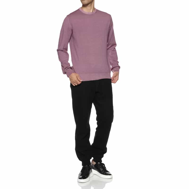 CRUCIANI CRUCIANI＜クルチアーニ＞ クルーネックニットプルオーバー PINK