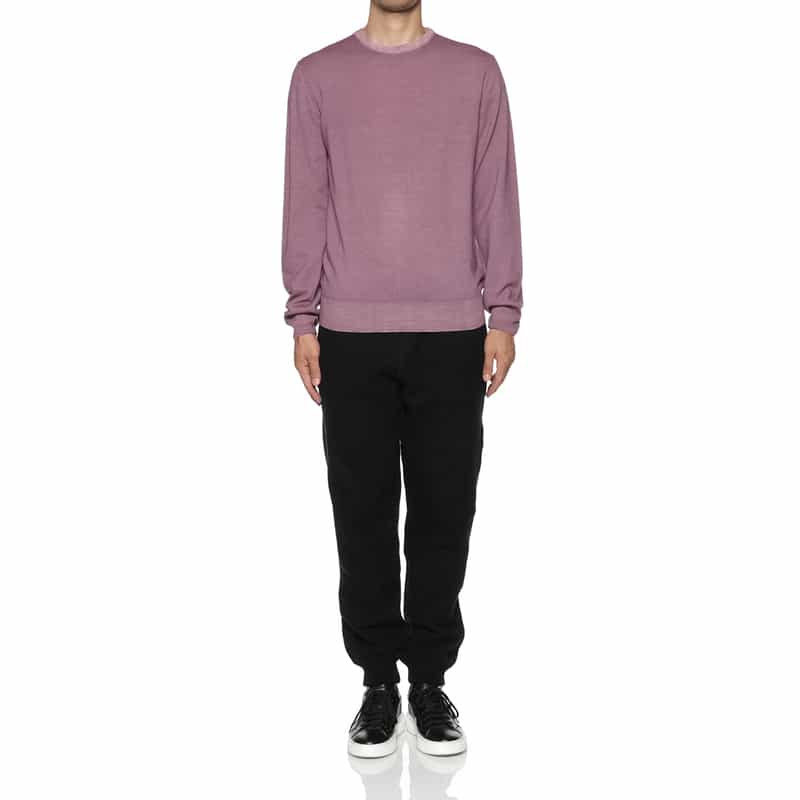 CRUCIANI CRUCIANI＜クルチアーニ＞ クルーネックニットプルオーバー PINK