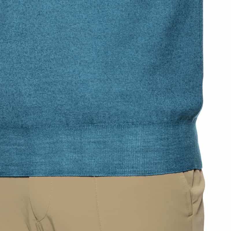 CRUCIANI CRUCIANI＜クルチアーニ＞ モックネックニットプルオーバー TURQUOISE