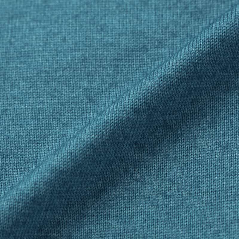 CRUCIANI CRUCIANI＜クルチアーニ＞ モックネックニットプルオーバー TURQUOISE