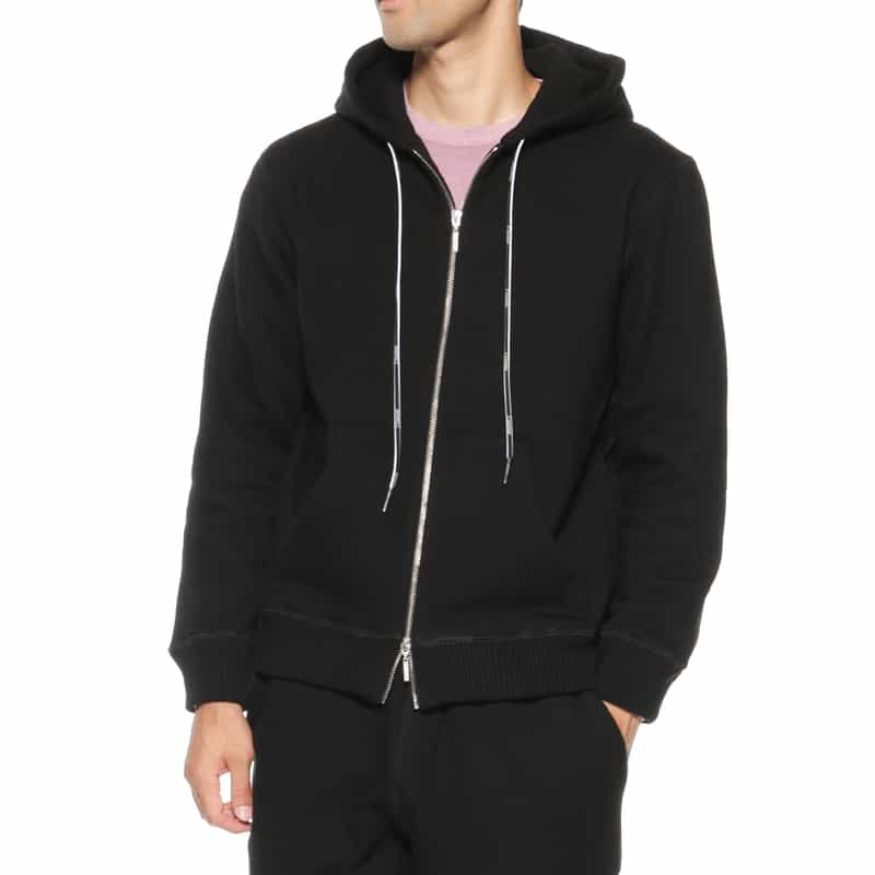 CRUCIANI CRUCIANI＜クルチアーニ＞ セットアップ ジップアップスウェットパーカー BLACK
