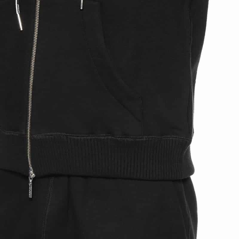 CRUCIANI CRUCIANI＜クルチアーニ＞ セットアップ ジップアップスウェットパーカー BLACK