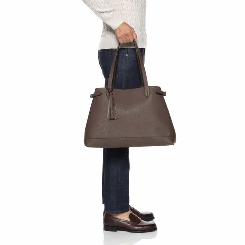 ACATE ACATE＜アカーテ＞ トートバッグ（L）"LODOS2" DARK BROWN