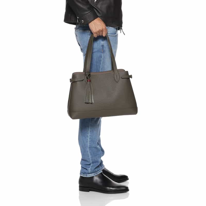 ACATE ACATE＜アカーテ＞ トートバッグ（M）"LODOS2" KHAKI