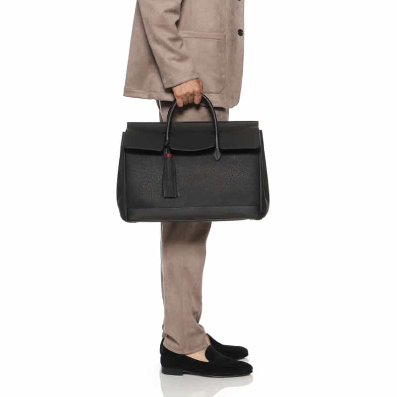 ACATE ACATE＜アカーテ＞ ボストンバッグ"OSTRO" BLACK