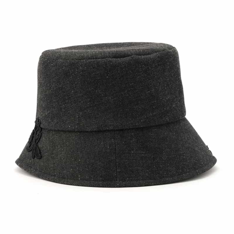 ATHENA NEW YORK ATHENA NEW YORK＜アシーナ ニューヨーク＞レース付きハット "GRETA" BLACK