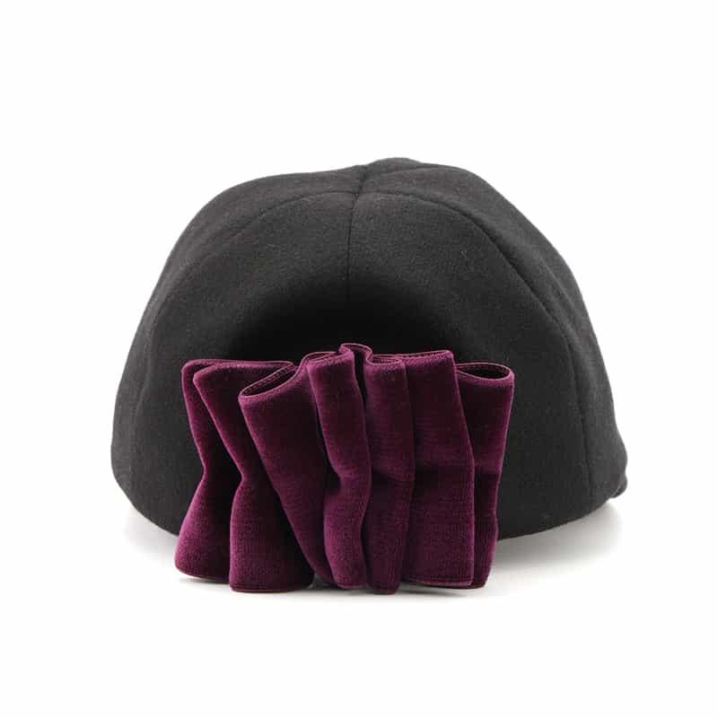 ATHENA NEW YORK ATHENA NEW YORK＜アシーナ ニューヨーク＞バーニーズ　ニューヨーク限定リボン付きキャップ "MOCA" BLACK