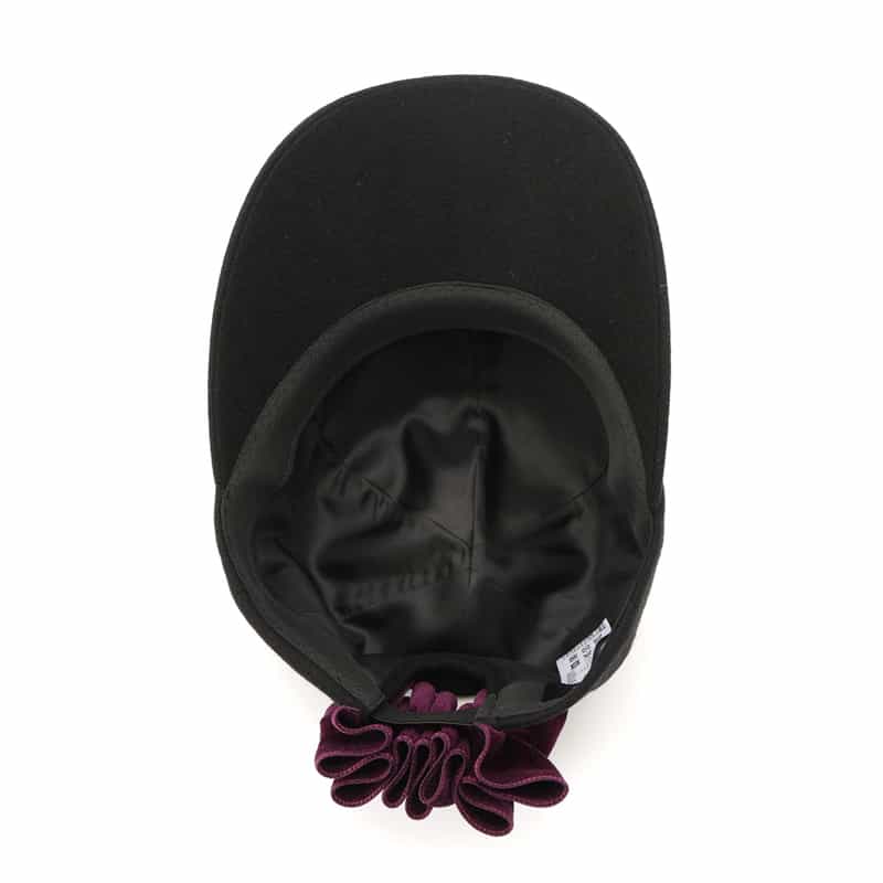 ATHENA NEW YORK ATHENA NEW YORK＜アシーナ ニューヨーク＞バーニーズ　ニューヨーク限定リボン付きキャップ "MOCA" BLACK