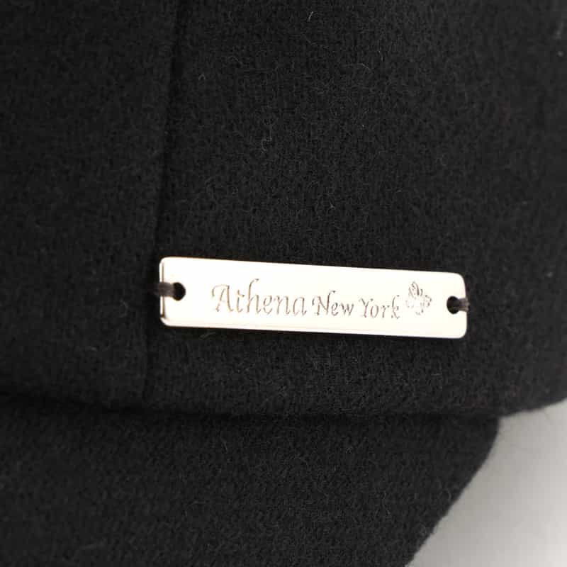 ATHENA NEW YORK ATHENA NEW YORK＜アシーナ ニューヨーク＞バーニーズ　ニューヨーク限定リボン付きキャップ "MOCA" BLACK