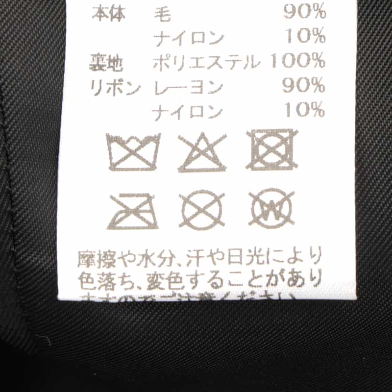 ATHENA NEW YORK ATHENA NEW YORK＜アシーナ ニューヨーク＞バーニーズ　ニューヨーク限定リボン付きキャップ "MOCA" BLACK