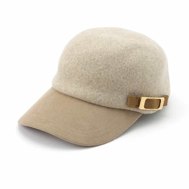 ATHENA NEW YORK ATHENA NEW YORK＜アシーナ ニューヨーク＞ウールキャップ "KELLY" BEIGE