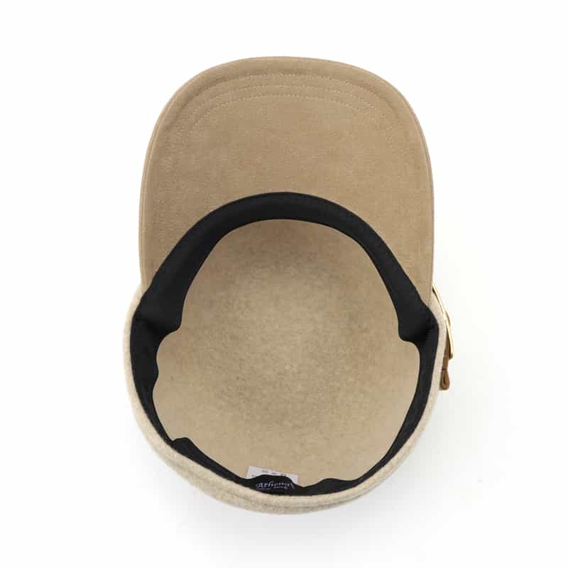 ATHENA NEW YORK ATHENA NEW YORK＜アシーナ ニューヨーク＞ウールキャップ "KELLY" BEIGE