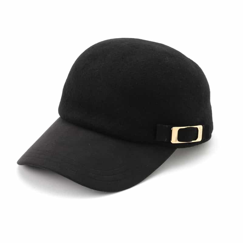 ATHENA NEW YORK ATHENA NEW YORK＜アシーナ ニューヨーク＞ウールキャップ "KELLY" BLACK