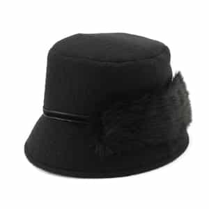 ATHENA NEW YORK<アシーナ ニューヨーク>フェイクファー付きハット "TEDDY"