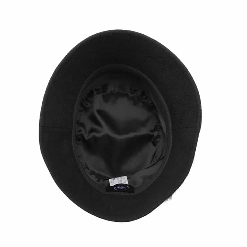 ATHENA NEW YORK ATHENA NEW YORK＜アシーナ ニューヨーク＞フェイクファー付きハット "TEDDY" BLACK