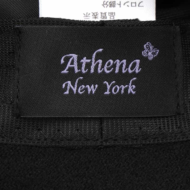 ATHENA NEW YORK ATHENA NEW YORK＜アシーナ ニューヨーク＞フェイクファー付きハット "TEDDY" BLACK
