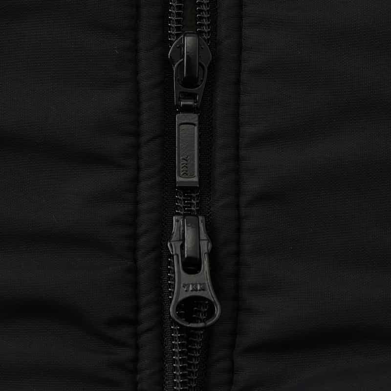 BARNEYS NEW YORK ウォッシャブル ボアフリースブルゾン DARK GRAY