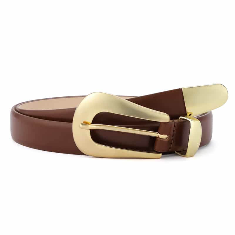 DEHANCHE DEHANCHE＜デハンシェ＞ ベルト "COLETTE" BROWN