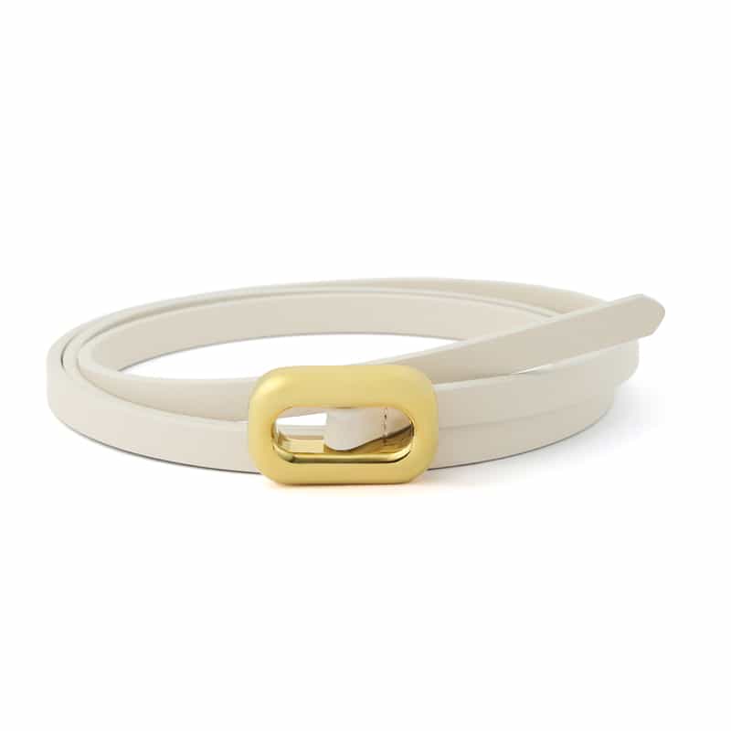 DEHANCHE DEHANCHE＜デハンシェ＞ ベルト "VENURA" IVORY