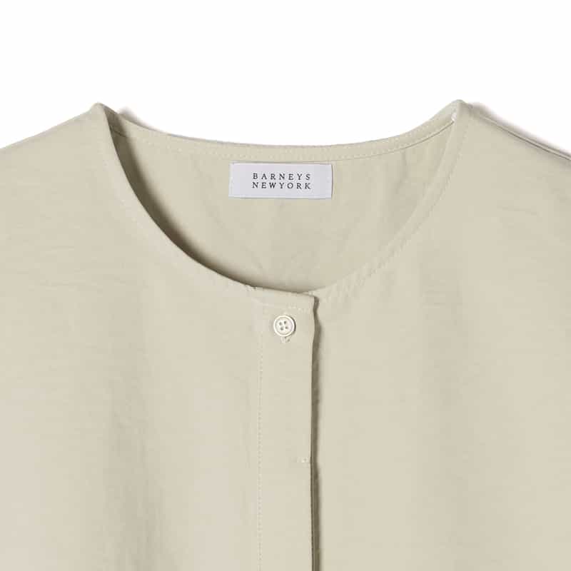 BARNEYS NEW YORK ウォッシャブル ドローストリング付ドレス BEIGE