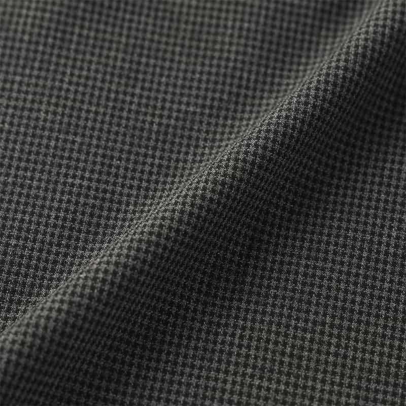 BARNEYS NEW YORK ウォッシャブル ダブルウエストワイドパンツ DARK GRAY