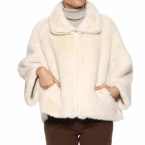 フェイクファー ショートブルゾン