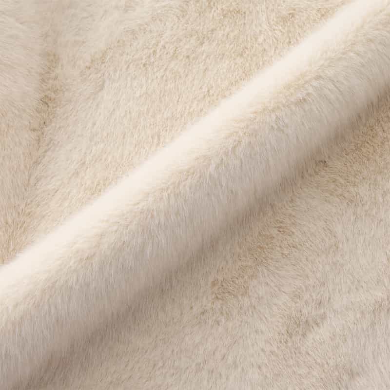 BARNEYS NEW YORK フェイクファー ショートブルゾン IVORY