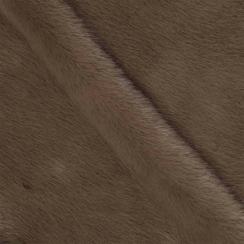 BARNEYS NEW YORK フェイクファー ショートブルゾン BROWN