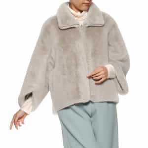 フェイクファー ショートブルゾン