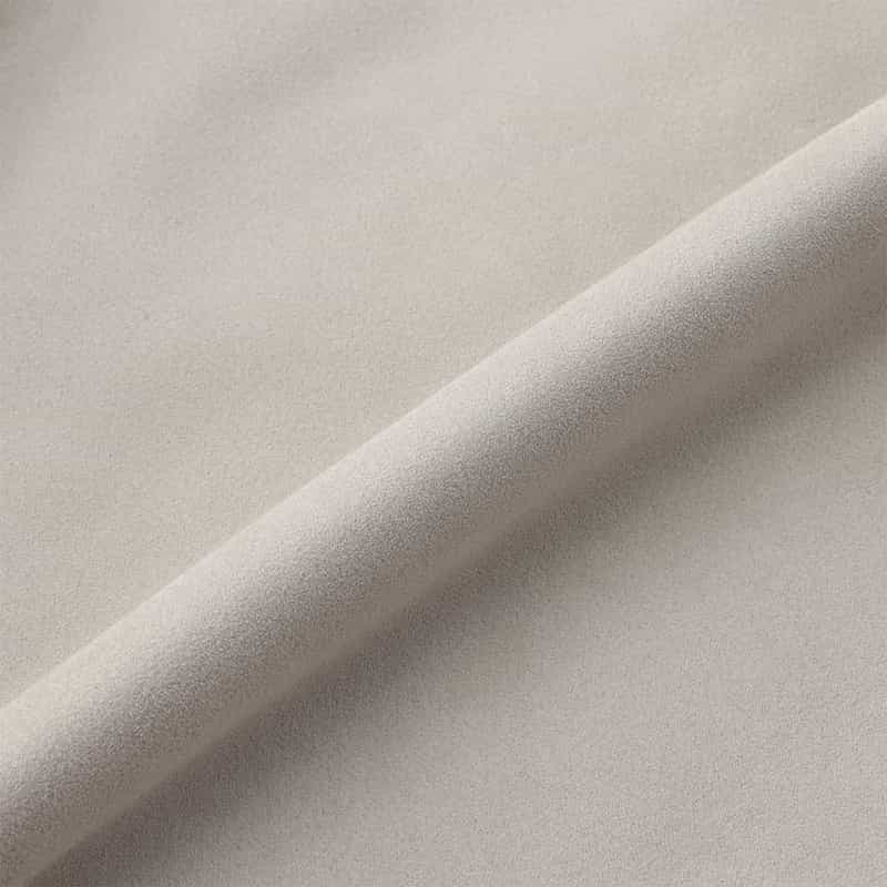 BARNEYS NEW YORK フェイクファー ショートブルゾン LIGHT GRAY