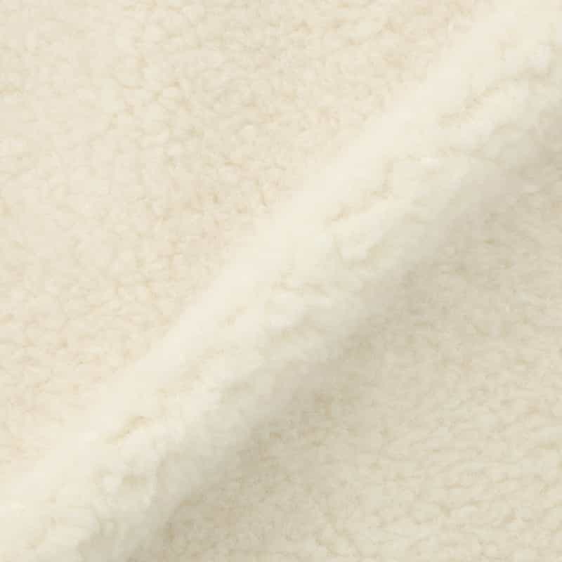 BARNEYS NEW YORK 異素材コンビネーション ジップアップベスト OFF WHITE