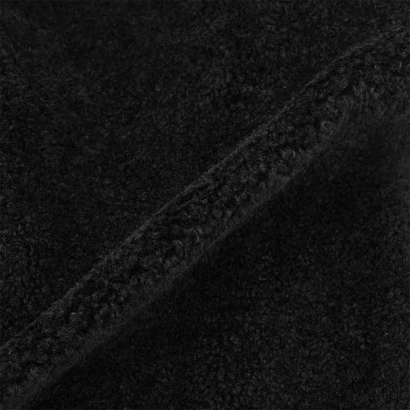 BARNEYS NEW YORK 異素材コンビネーション ジップアップベスト BLACK