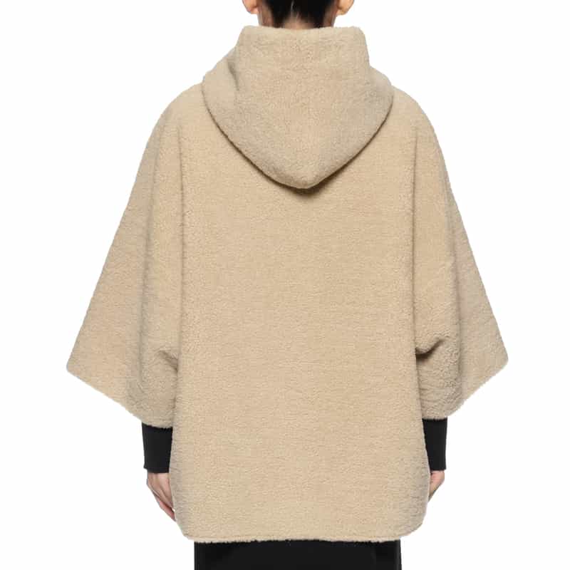 BARNEYS NEW YORK フード付き リバーシブルショートコート BEIGE